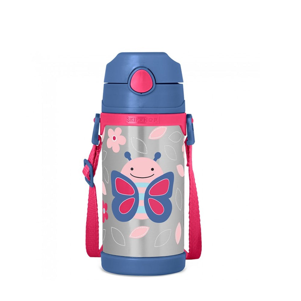 SKIP HOP ZOO INSULATED STAINLESS STEEL BOTTLE - BUTTERFLY