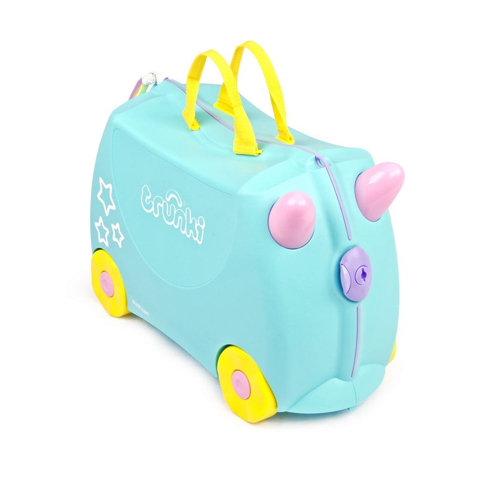 Trunki original innovative Ride On Suitcase for kids age 3+ Una Unicorn