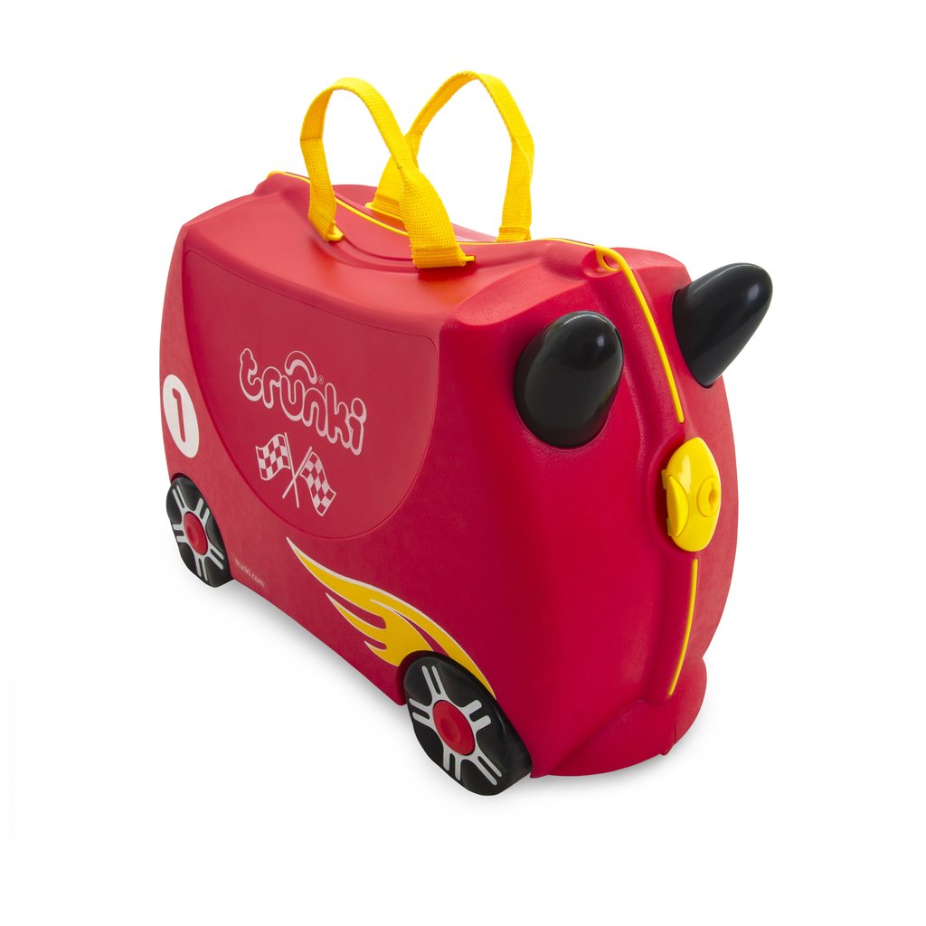Trunki original innovative Ride On Suitcase for kids age 3+ Rocco the Race Car