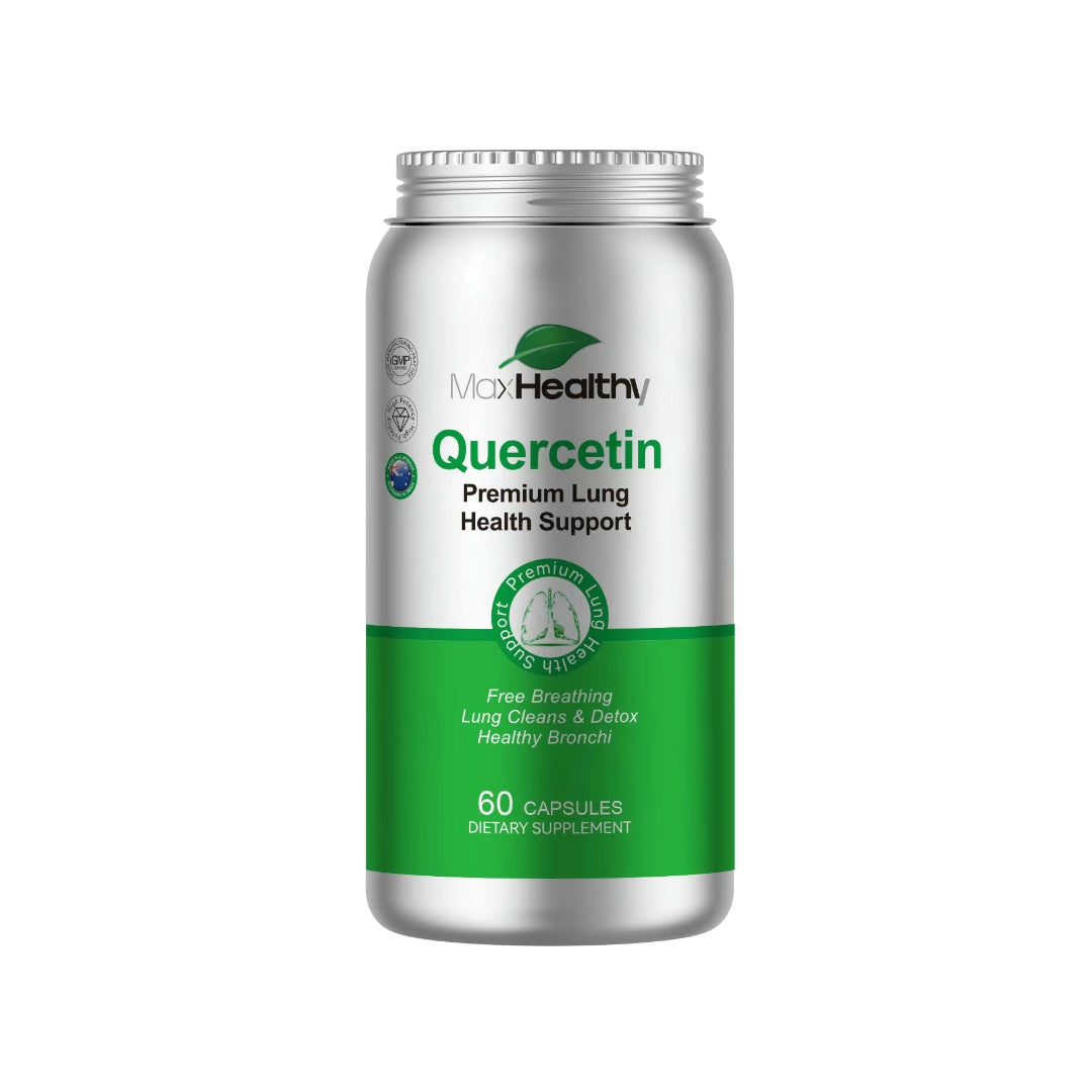 MaxHealthy Quercetin Lung Clearing Capsules Multivitamin Vitamin B3 Vitamin C Folic Acid