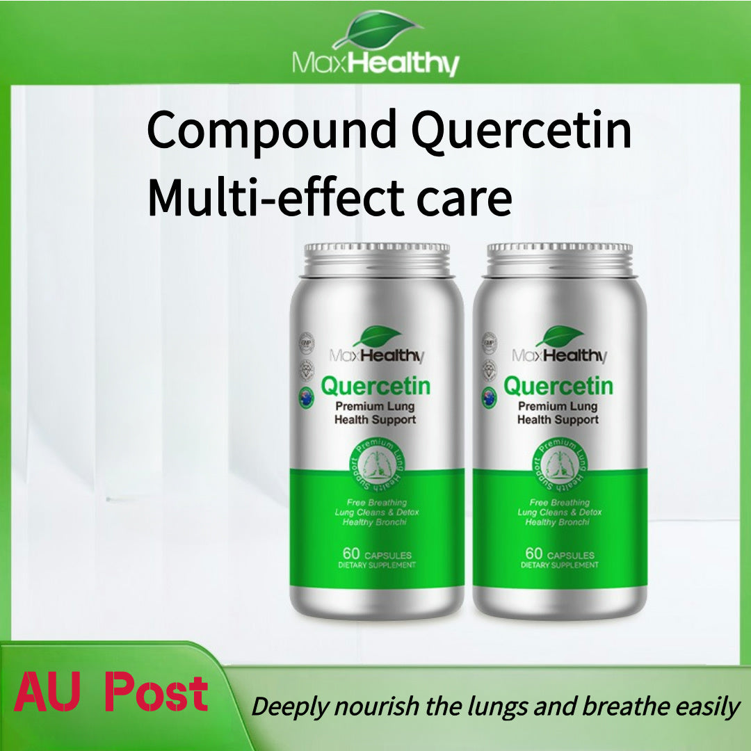 MaxHealthy Quercetin Lung Clearing Capsules Multivitamin Vitamin B3 Vitamin C Folic Acid