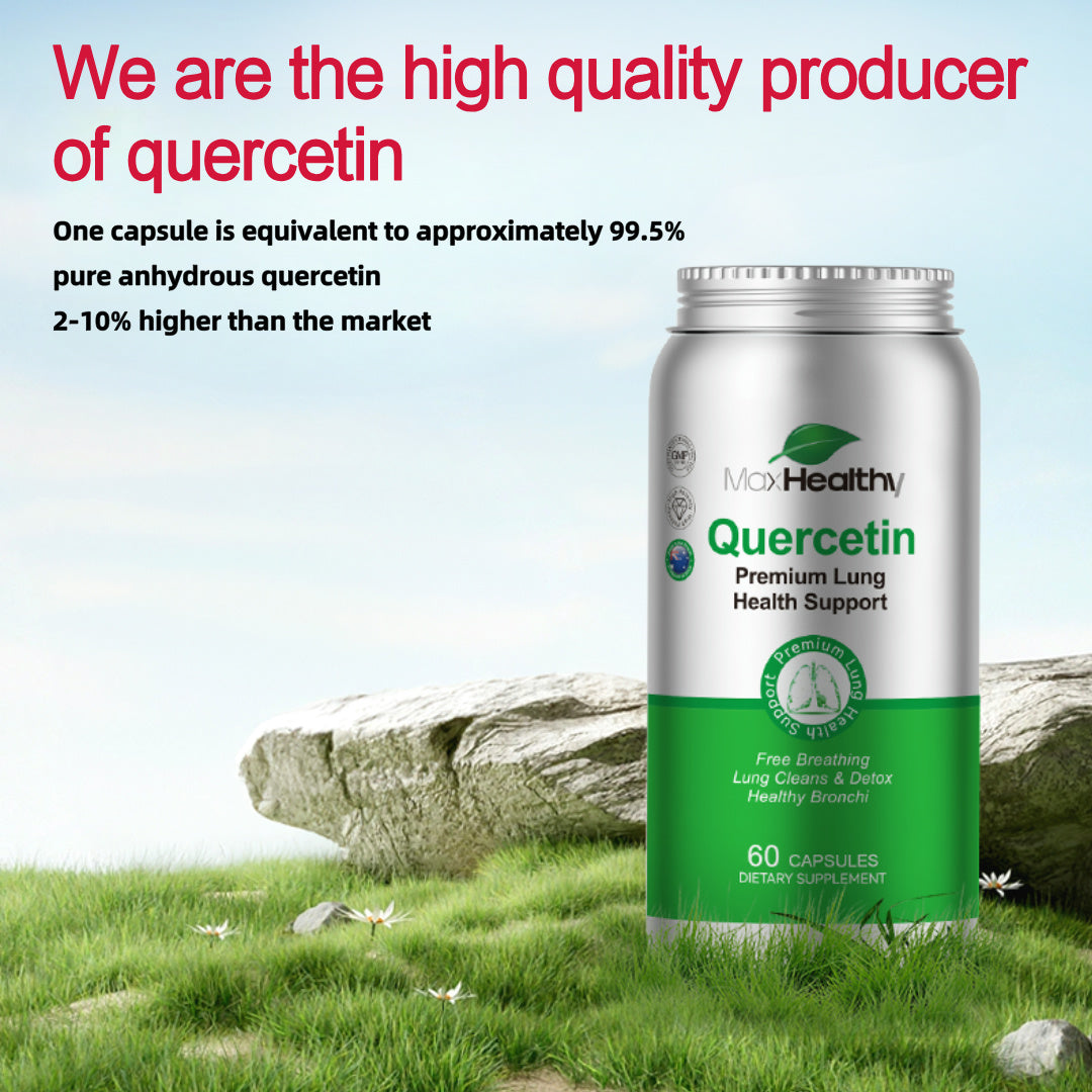MaxHealthy Quercetin Lung Clearing Capsules Multivitamin Vitamin B3 Vitamin C Folic Acid