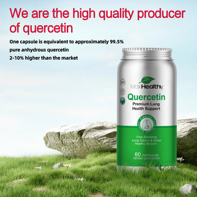MaxHealthy Quercetin Lung Clearing Capsules Multivitamin Vitamin B3 Vitamin C Folic Acid