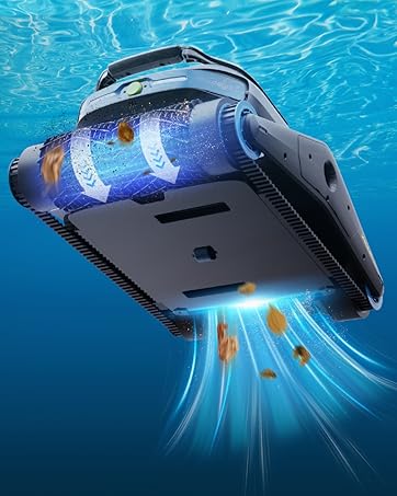 Degrii Zima Pro Cordless Robotic Pool Vacuum Cleaner with Ultrasonic Navigation,Lasts up to 210 Mins,Smart APP Control, 4 Cleaning Modes