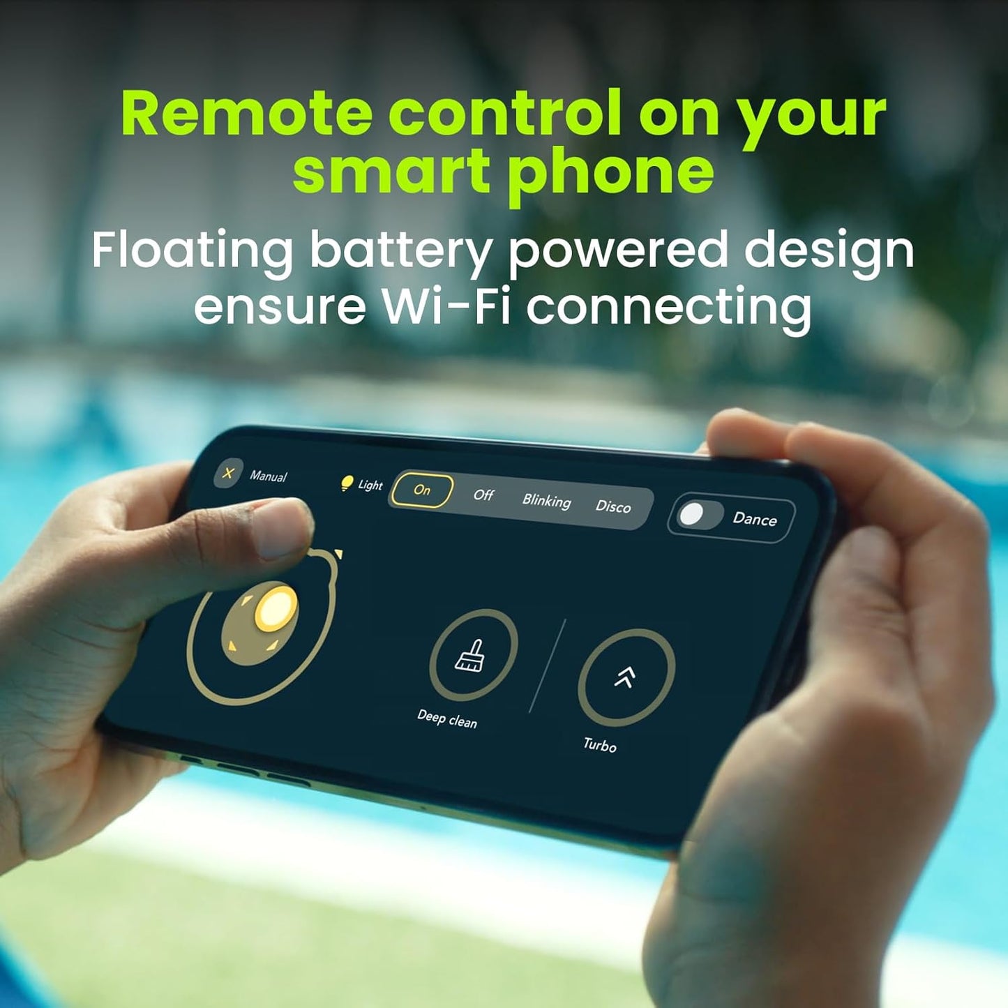 Degrii Zima Pro Cordless Robotic Pool Vacuum Cleaner with Ultrasonic Navigation,Lasts up to 210 Mins,Smart APP Control, 4 Cleaning Modes