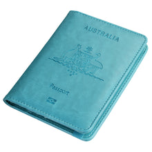 Travel Passport Holder Wallet Holder RFID Blocking ID Card Case Cover Slim PU Leather