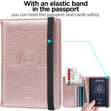 Travel Passport Holder Wallet Holder RFID Blocking ID Card Case Cover Slim PU Leather