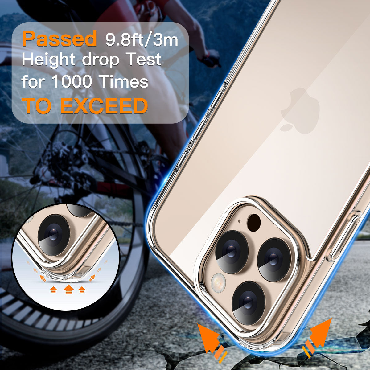 iPhone 16 Case iPhone 16 Plus Case iPhone 16 Pro iPhone 16 Pro Max Case Clear Shockproof Ultra Slim Transparent Protective Cover
