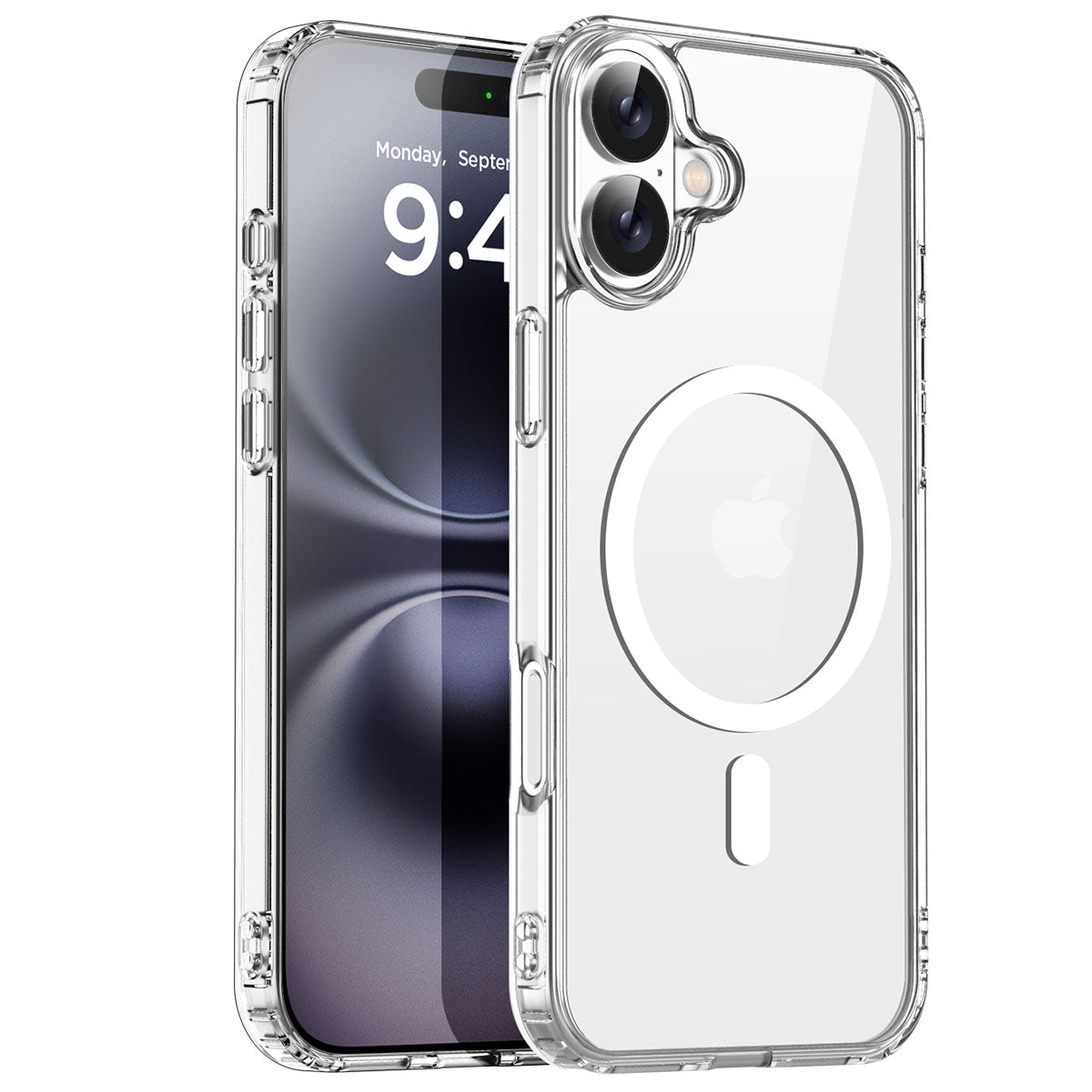 Case For iPhone 16 Pro Max/iPhone 16 Pro/iPhone 16 Plus/iPhone 16 Cover Shockproof Cover Ultra Thin Clear With Magnetic Magsafe