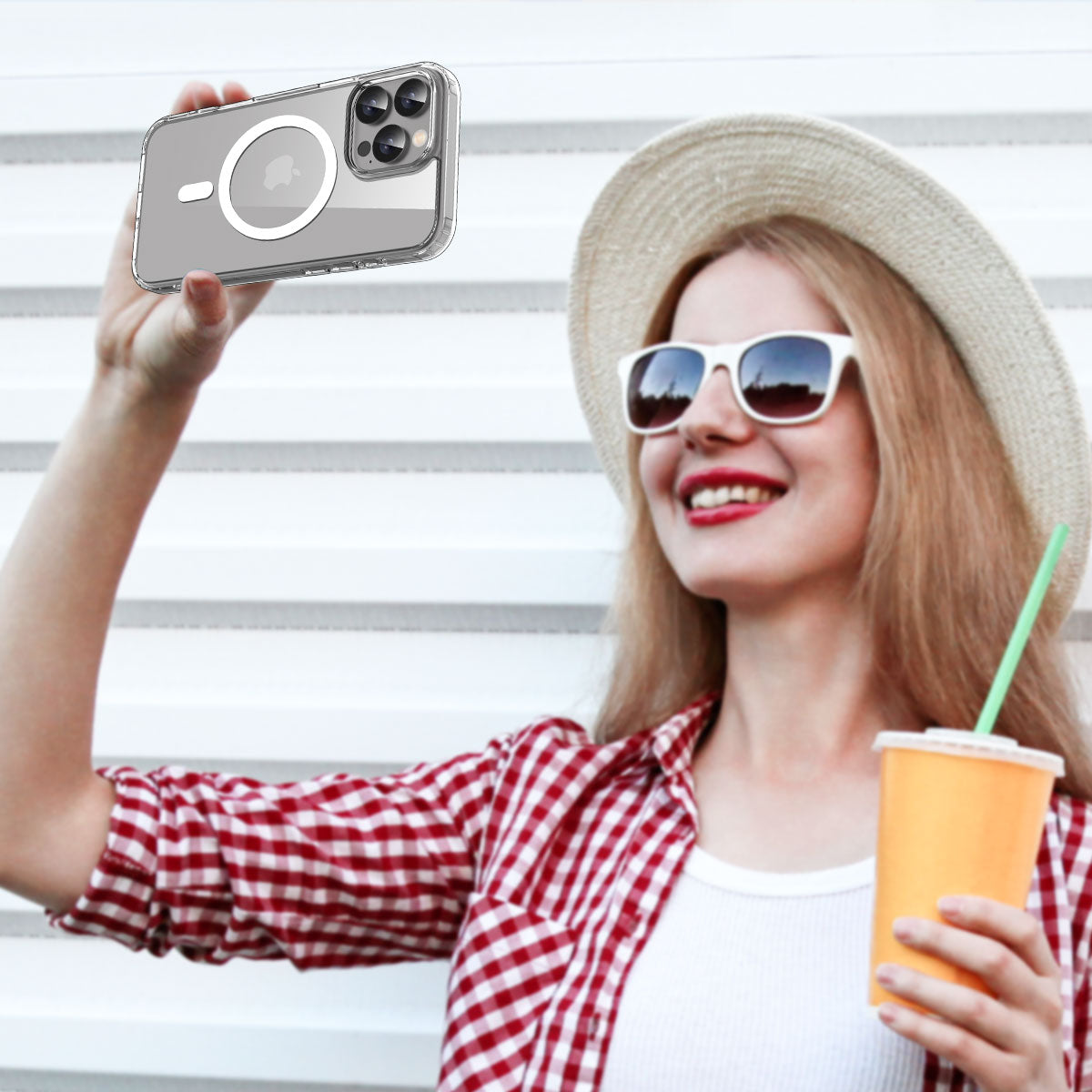 Case For iPhone 16 Pro Max/iPhone 16 Pro/iPhone 16 Plus/iPhone 16 Cover Shockproof Cover Ultra Thin Clear With Magnetic Magsafe