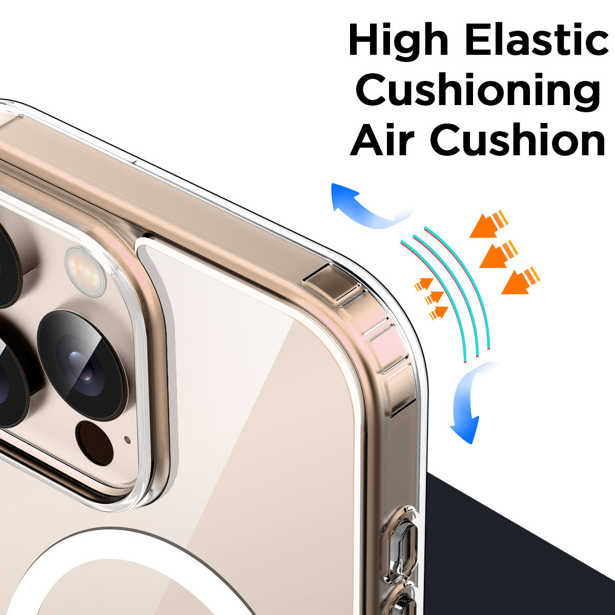 Case For iPhone 16 Pro Max/iPhone 16 Pro/iPhone 16 Plus/iPhone 16 Cover Shockproof Cover Ultra Thin Clear With Magnetic Magsafe