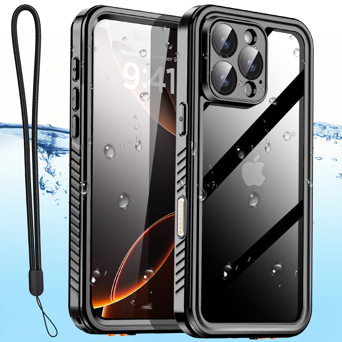 For iPhone 16 Pro Max Case waterproof ,for iPhone 16 Pro Case Waterproof Shockproof Case Waterproof Heavy Duty Full Cover