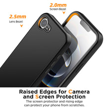 For Apple iPhone 16e Case Shockproof Heavy Duty Military 3-Layer Protective Cover Phone Cover Cushion Case