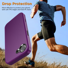 For Apple iPhone 16e Case Shockproof Heavy Duty Military 3-Layer Protective Cover Phone Cover Cushion Case