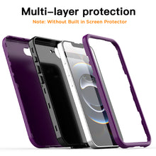 For Apple iPhone 16e Case Shockproof Heavy Duty Military 3-Layer Protective Cover Phone Cover Cushion Case