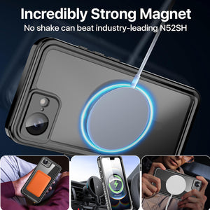 iPhone 16e Case Waterproof MagSafe Shockproof 360 Full Cover