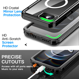 iPhone 16e Case Waterproof MagSafe Shockproof 360 Full Cover