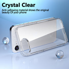 For Apple iPhone 16e Case Clear Shockproof Ultra Slim Transparent Protective Cover