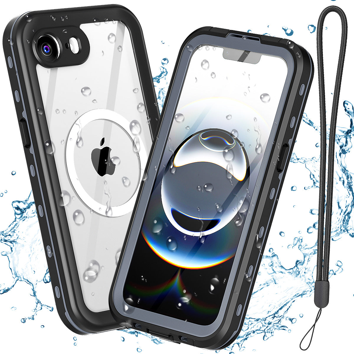 iPhone 16e Waterproof Case Shockproof Heavy Duty Military Rugged Cover