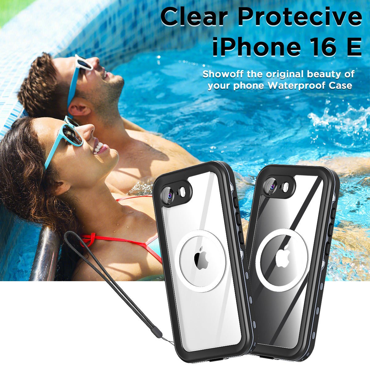 iPhone 16e Waterproof Case Shockproof Heavy Duty Military Rugged Cover