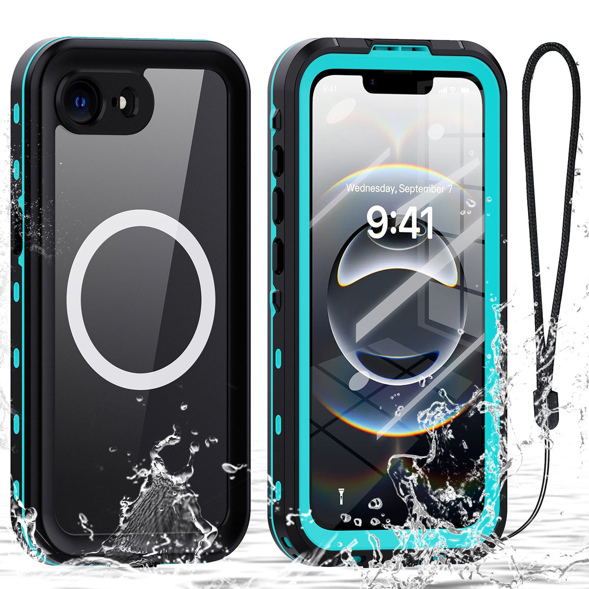 iPhone 16e Waterproof Case Shockproof Heavy Duty Military Rugged Cover