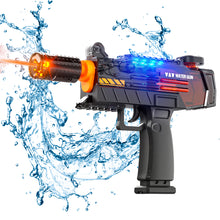 Ultimate Battle Water Blaster Long Range Motorized Electric Water Gun with Light,Range of 26 Ft+, Waterproof Squirt Toy for Kids, Summer Swimming Pool Beach Water Fighting E1096