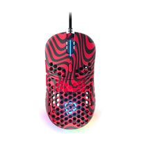 Ghost Pewdiepie M1 Red Gaming Mouse with LED Light