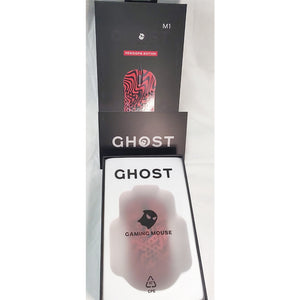 Ghost Pewdiepie M1 Red Gaming Mouse with LED Light