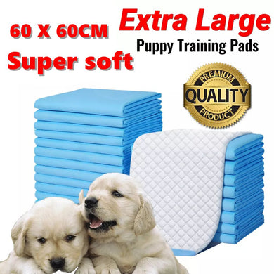 Petority Pet Training Disposable Dog Pee Pads,60x60cm, 6-Layer Leak-Proof and Ultra Absorbent Dog Pee Pads,Fast Drying Pee Mats for Puppies Dogs Cats Rabbits Pets,50-200PCS