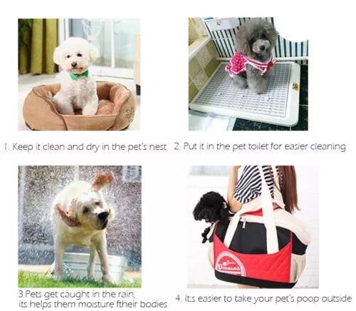 Petority Pet Training Disposable Dog Pee Pads,60x60cm, 6-Layer Leak-Proof and Ultra Absorbent Dog Pee Pads,Fast Drying Pee Mats for Puppies Dogs Cats Rabbits Pets,50-200PCS