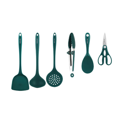 DESLON Silicone High Heat Resistant Non-Stick Six piece Cooking Utensils set