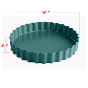 Jamie Oliver Carbon Steel Non-Stick Tart Loose Base Tin 25cm safe up to 240°C