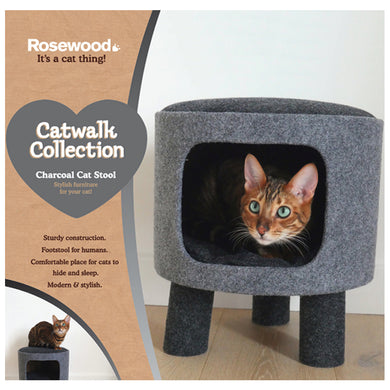 Rosewood Cat House Furniture - Cat Stool