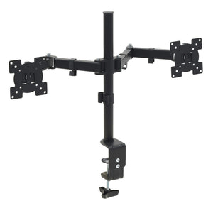 Monitor Desk Mount 32" Double Arms Height Adjustable TV Part Accessory