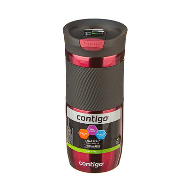 Contigo Byron 'Snapseal' Mug 473ml - Vivacious Red