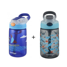 2 x Contigo Kids Gizmo Flip 'Autospout' Straw Bottle 420ml Summer Holiday