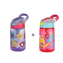 2 x Contigo Kids Gizmo Flip 'Autospout' Straw Bottle 420ml Summer Holiday