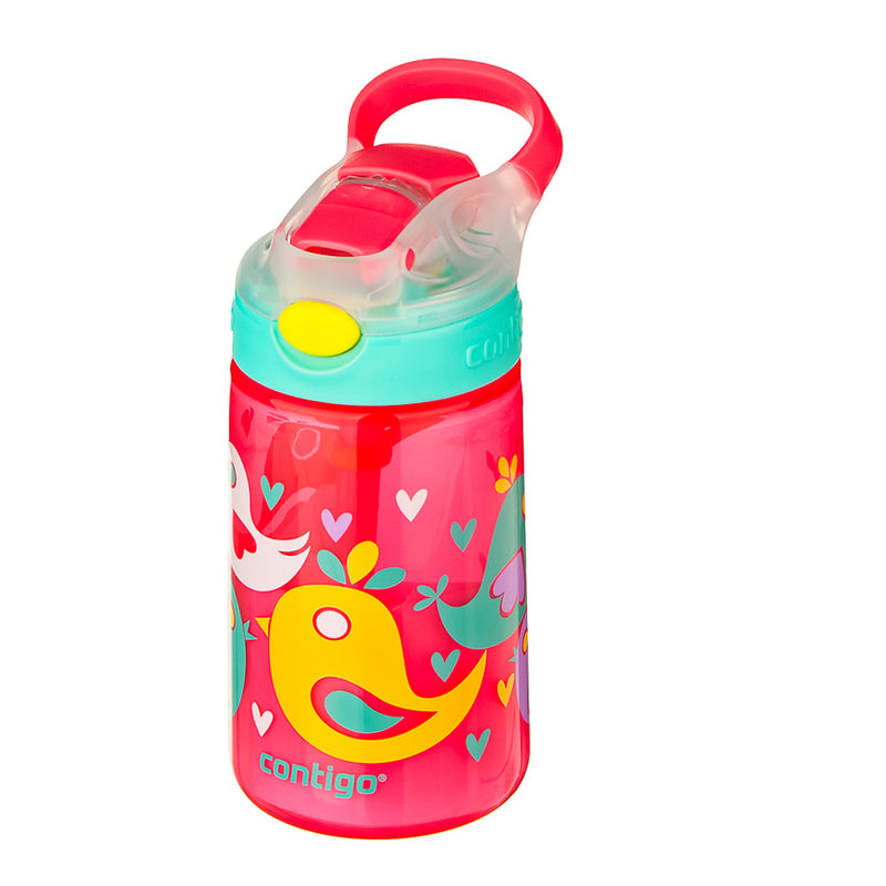 Contigo Gizmo Flip AutoSpout Kids Water Bottle (420ml) - Hello Green