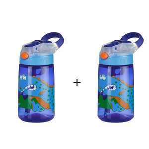 2 x Contigo Kids Gizmo Flip 'Autospout' Straw Bottle 420ml Summer Holiday