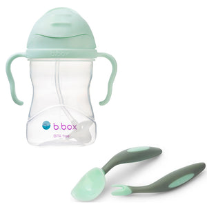 New B.box Sippy Cup & TODDLER Cutlery Set