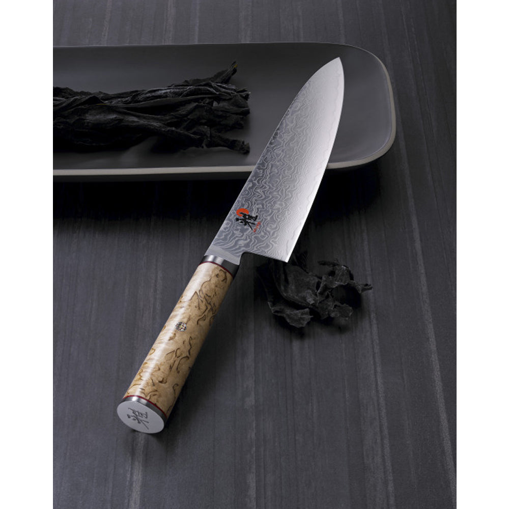 Miyabi Birchwood sashmi master Japanese knife set Sujihiki and