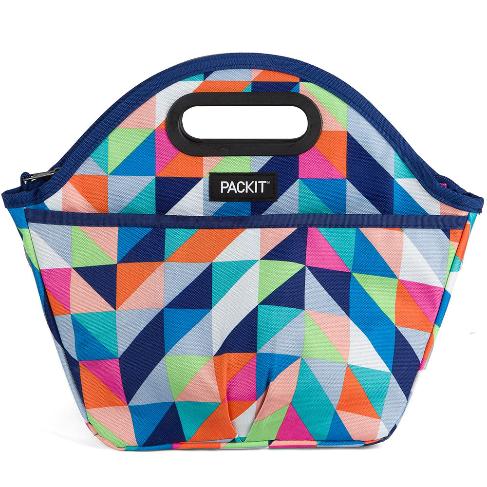 PackIt Freezable Lunch Bag with Zippered Closure, Paradise Breeze