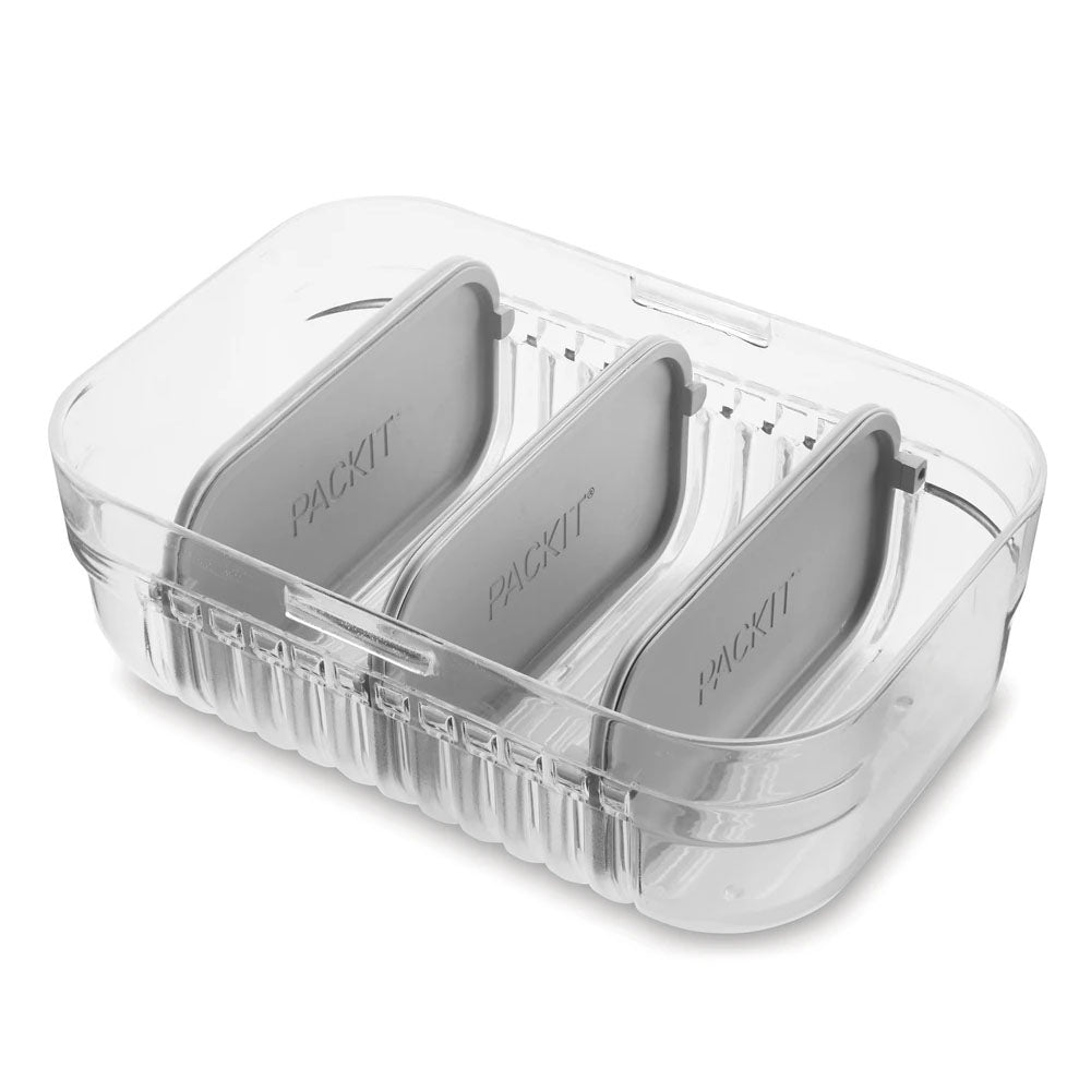 PackIt Mod Bento Lunch Box - Steel Grey & Mint