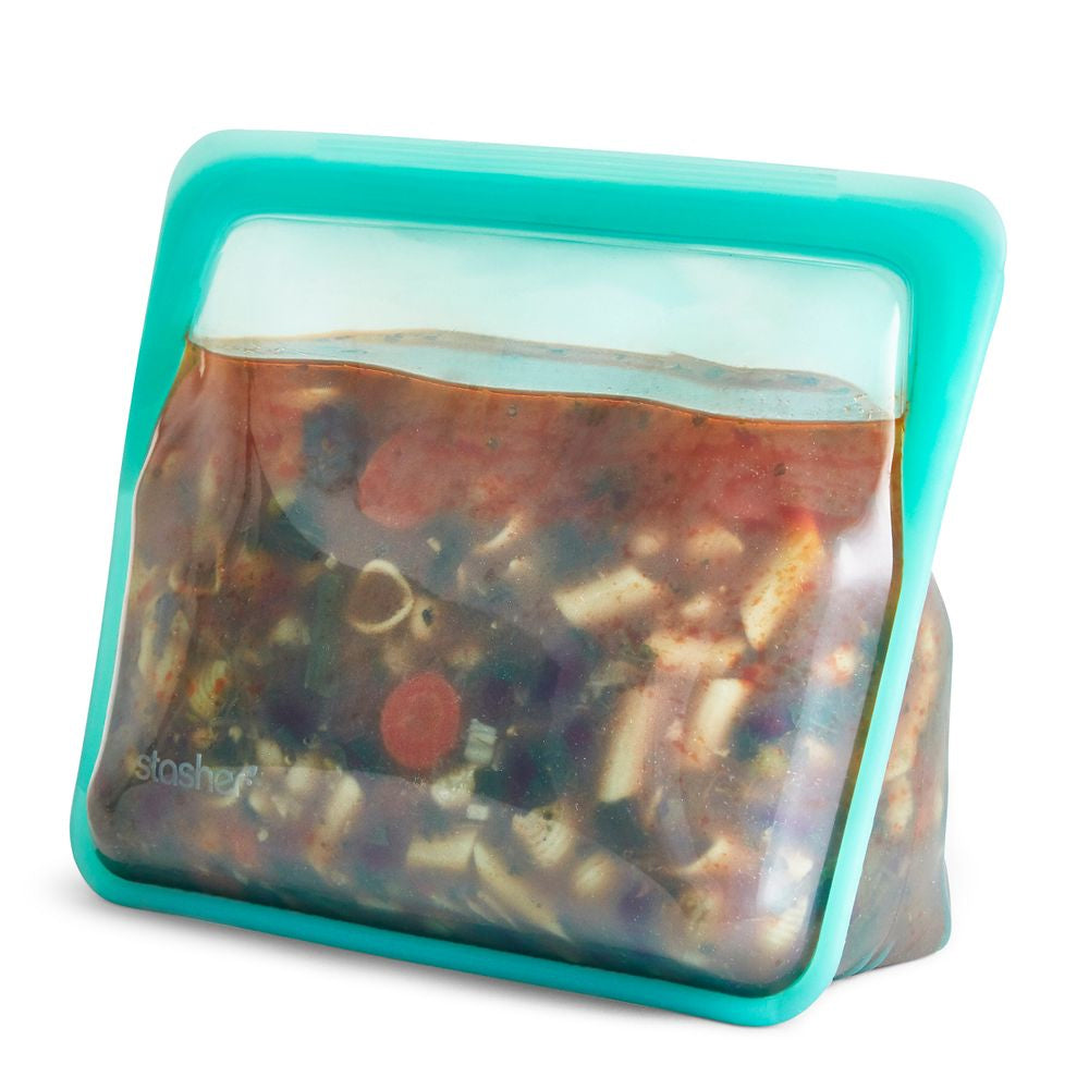 Stasher Stand Up Mid 1.66 L - Aqua