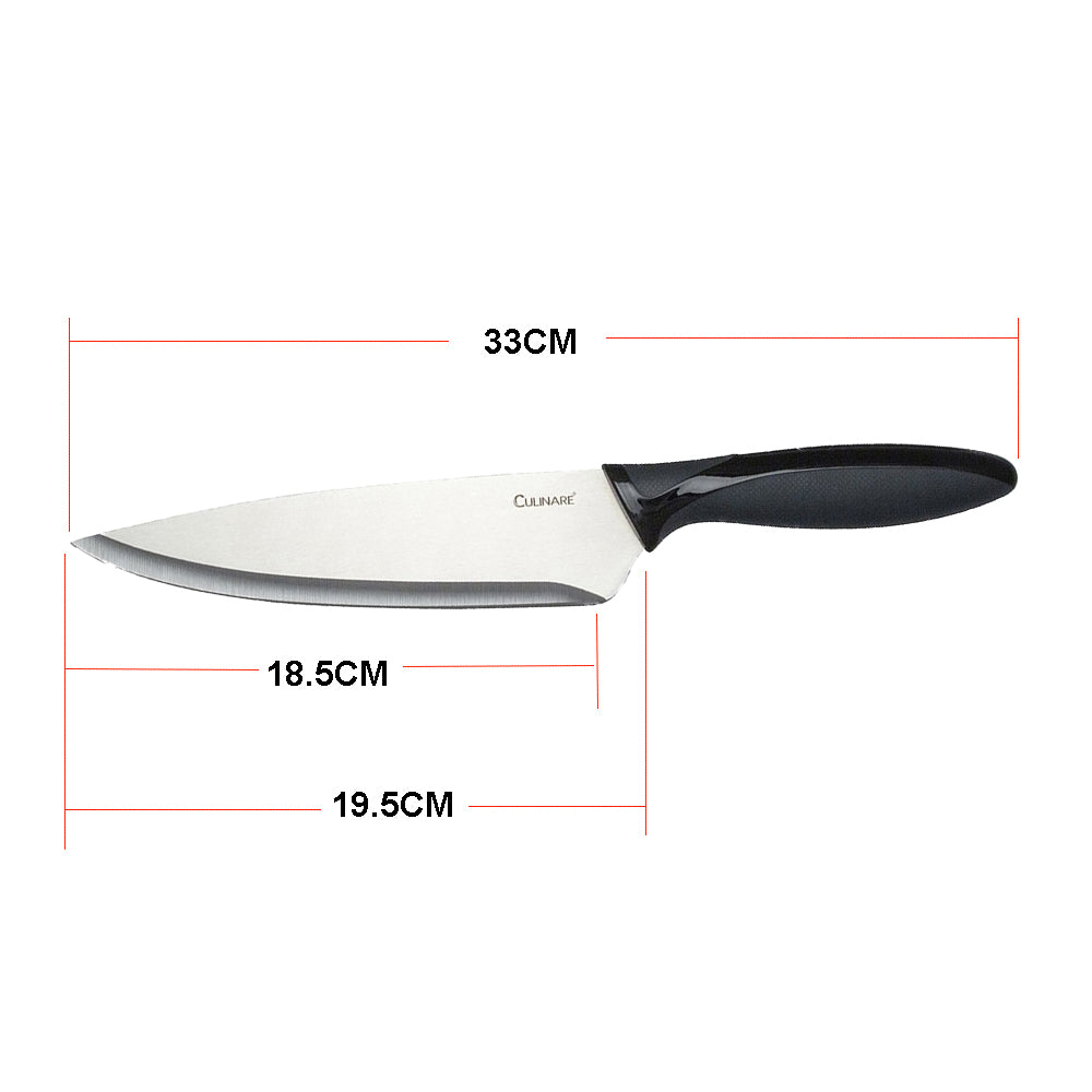 Culinare 18.5cm premium Japanese stainless steel chef knife with blade guard case