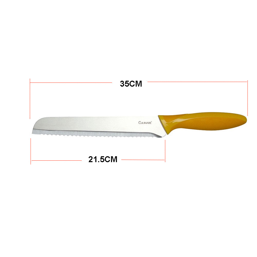 Culinare 20.5cm premium Japanese stainless steel Bread knife with blade guard case