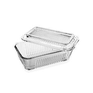 NEW Pasabahce Frigo Butter Dish 480ml