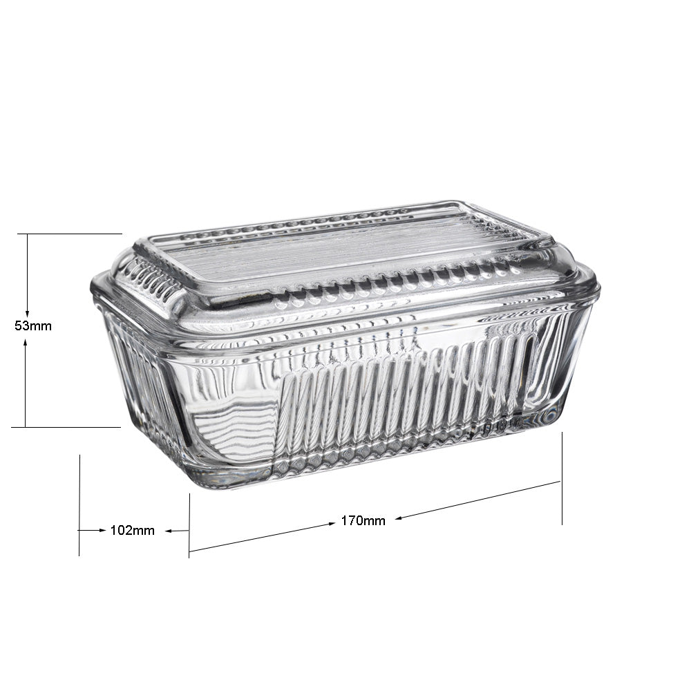 NEW Pasabahce Frigo Butter Dish 480ml