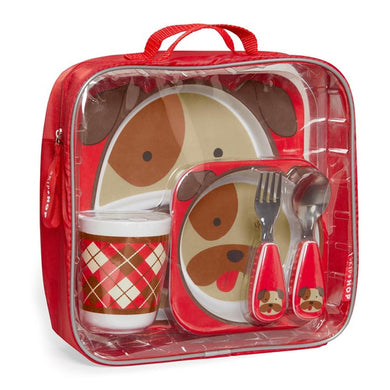 Skip Hop Zoo Mealtime Gift Set - Bulldog Gift