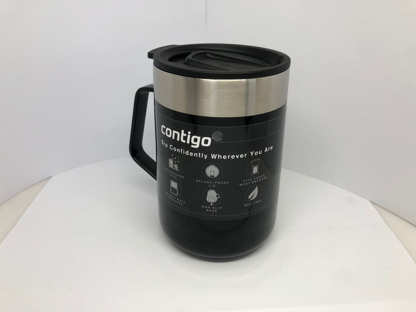 Contigo Stainless steel Streeterville Mugs Licorice - 414ml